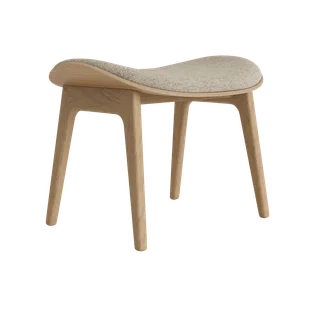 Elephant Ottoman by NORR11 in Natural Oak, Front – Barnum 003 – product photo 2 of 2