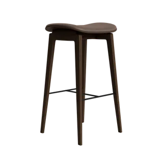 NY11 Counter & Bar w/o Backrest van NORR11 in Black Oak, Dunes Camel 21004, H75 – productfoto 1 van 2