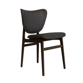 Elephant Chair de NORR11 en Dark Smoked Oak, Front – Dunes Anthracite 21003 – photo du produit 2 sur 2
