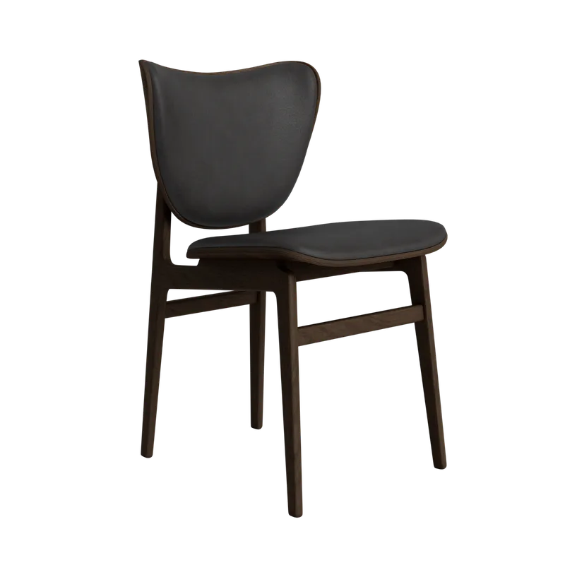 Elephant Chair de NORR11 en Dark Smoked Oak, Front – Dunes Anthracite 21003 – photo du produit 2 sur 2
