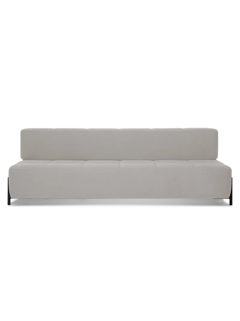 Daybe sovesofa van Northern in Uten armlener, Warm light grey (Brusvik 02) – productfoto