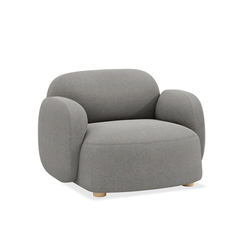 Gem loungestol m/armlener de Northern en Grey (Autumn 131) – photo du produit