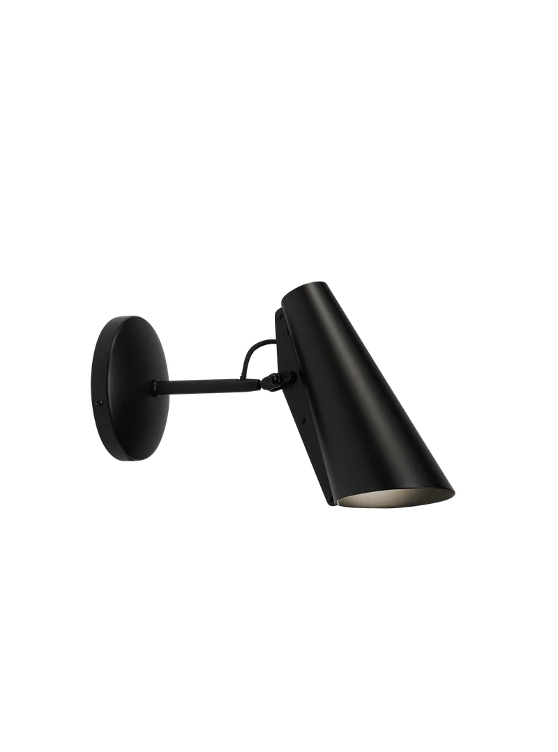 Birdy vegglampe van Northern in Sort/Sort – productfoto