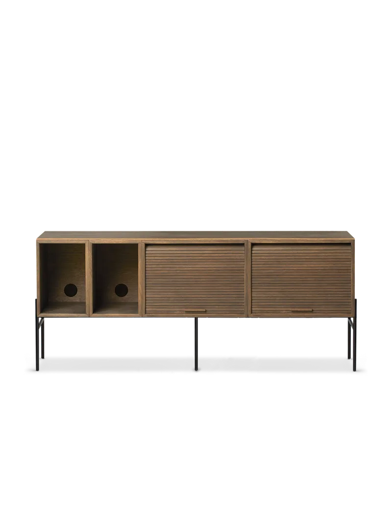 Hifive oppbevaringssystem von Northern in Høye ben, Smoked oak, 150 cm – Produktfoto