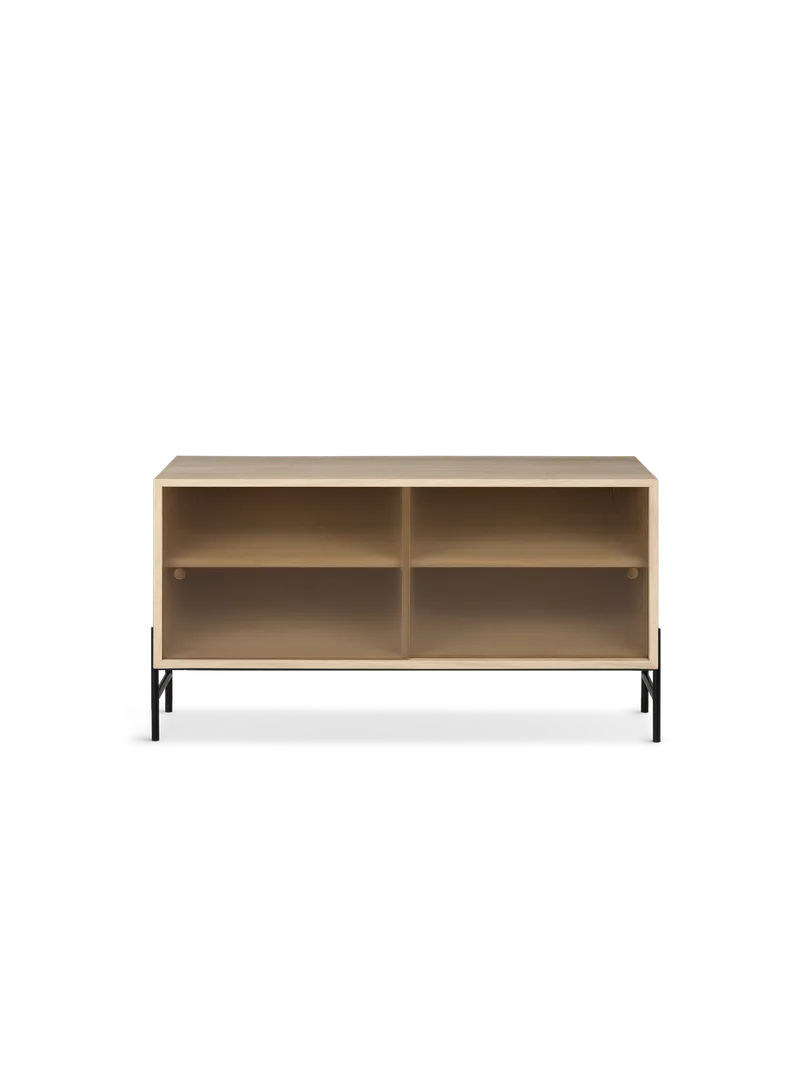 Hifive glass oppbevaringssystem von Northern in Light oiled oak, Lave bein, 100 cm – Produktfoto