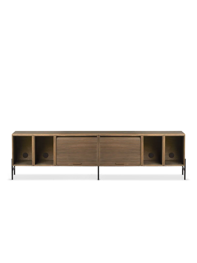 Hifive oppbevaringssystem von Northern in Lave bein, Smoked oak, 200 cm – Produktfoto