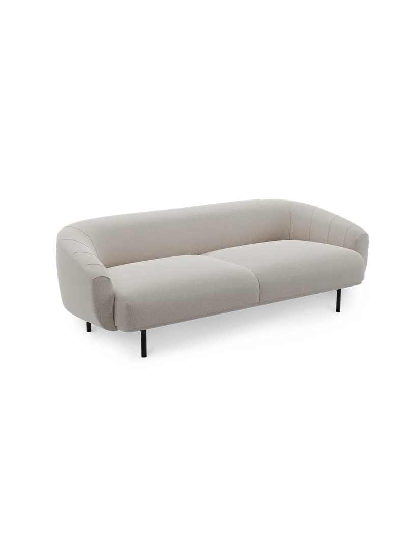 Plis 3-seters sofa de Northern en Varm lys grå (Brusvik 02) – photo du produit