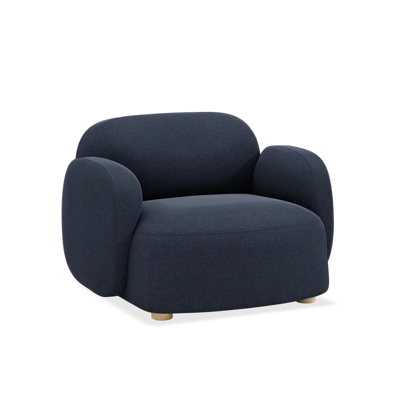 Gem loungestol m/armlener by Northern in Dark blue (Autumn 791) – product photo