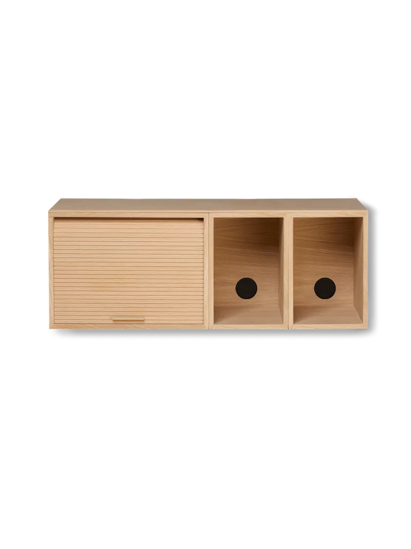 Hifive oppbevaringssystem von Northern in Veggmontert, Light oiled oak, 100 cm – Produktfoto
