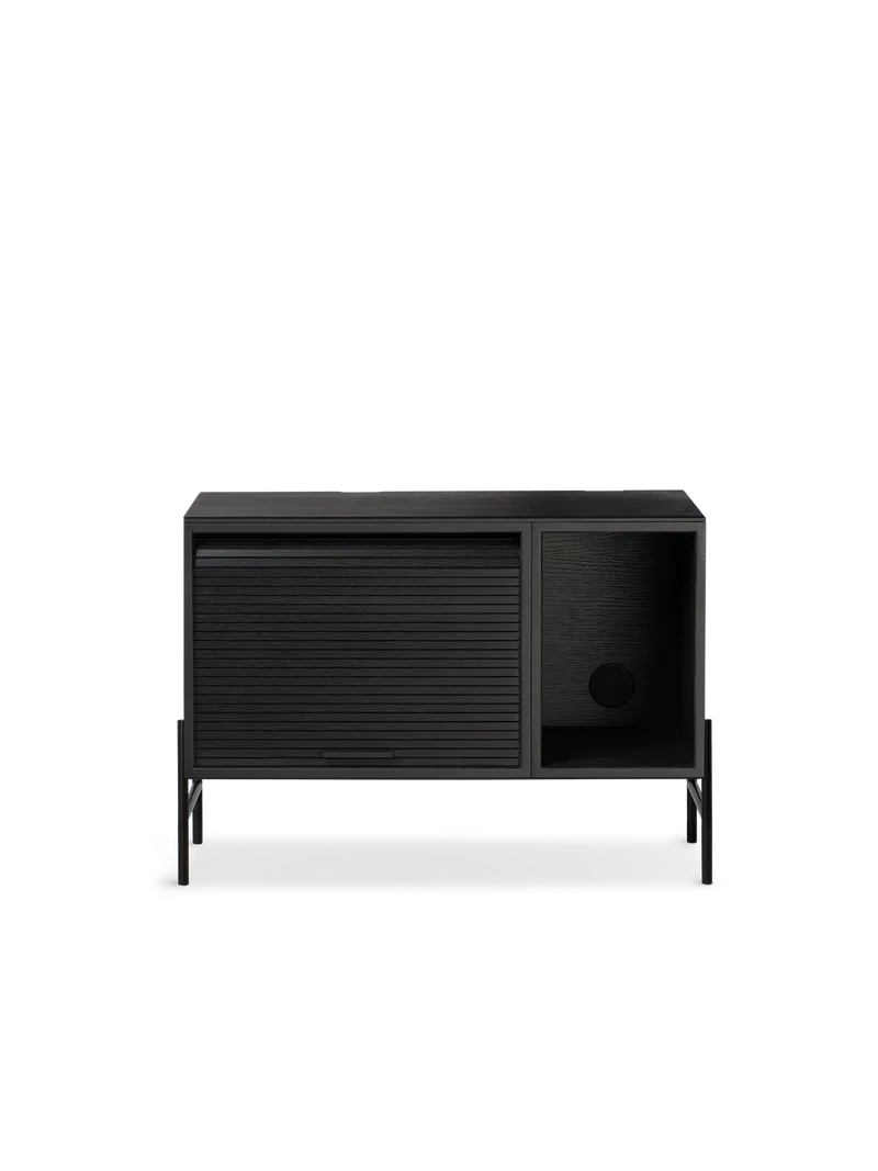 Hifive oppbevaringssystem von Northern in Lave bein, Black painted oak, 75 cm – Produktfoto