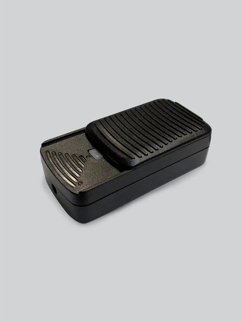 LED-gulvdimmer for Oslo Wood van Northern in Black – productfoto