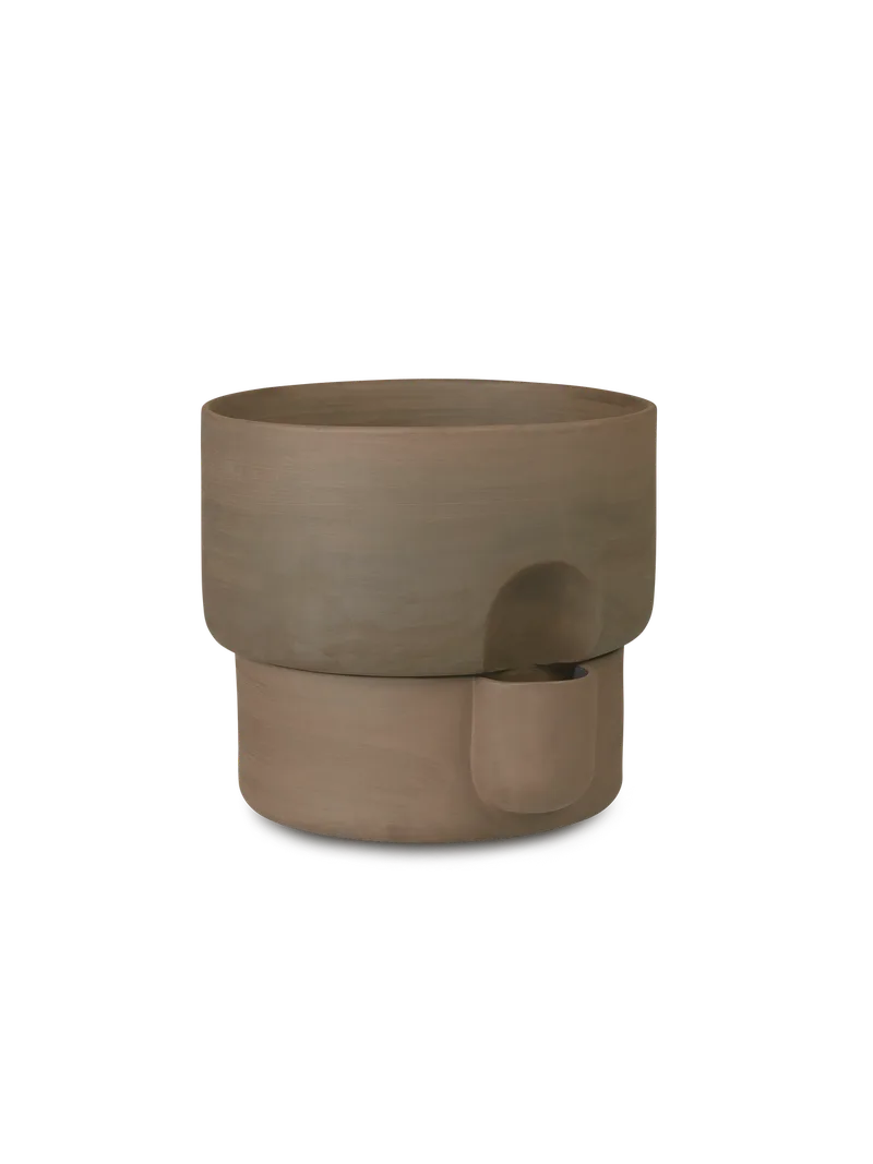 Oasis blomsterpotte stor by Northern in Mørkebrun/mørkebrun – product photo