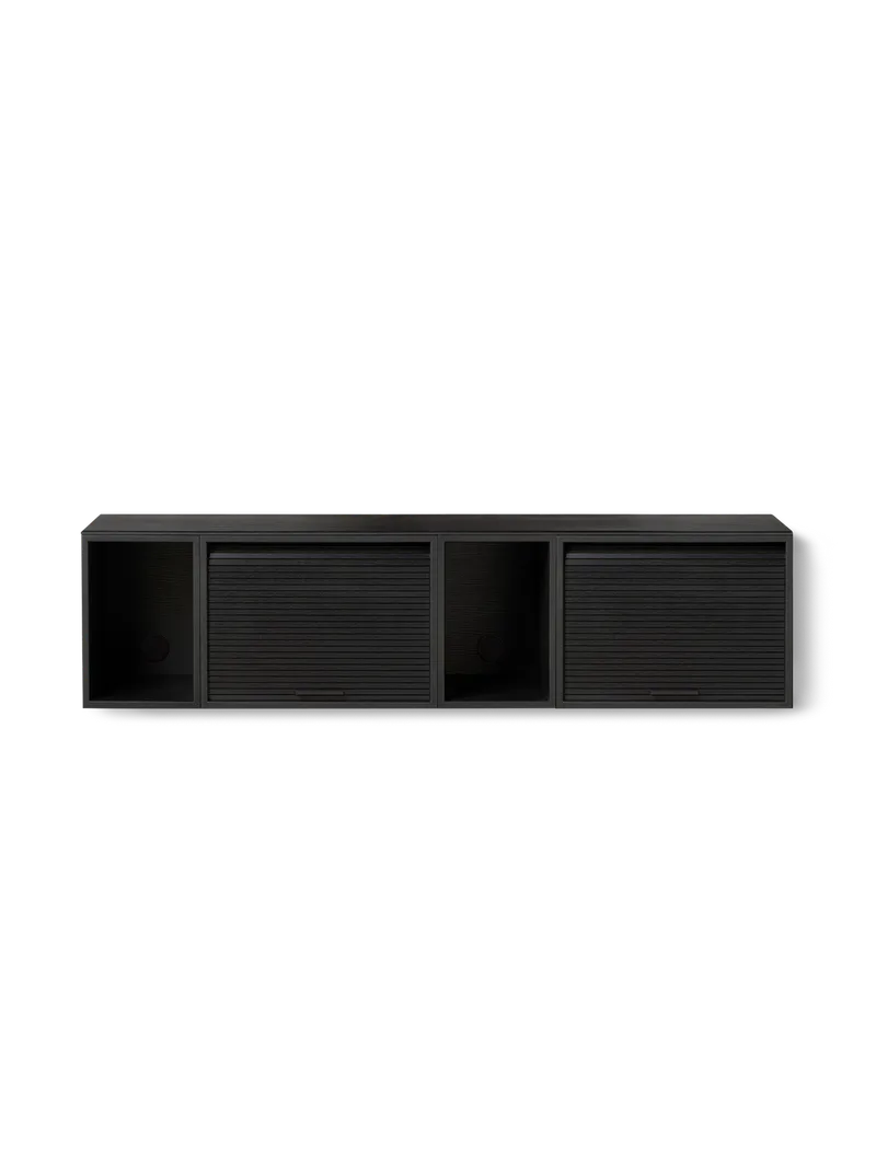 Hifive oppbevaringssystem von Northern in Veggmontert, Black painted oak, 150 cm – Produktfoto