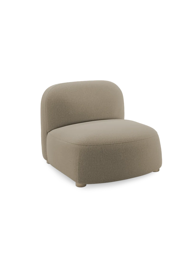Gem loungestol de Northern en Light brown (Brusvik 65) – photo du produit