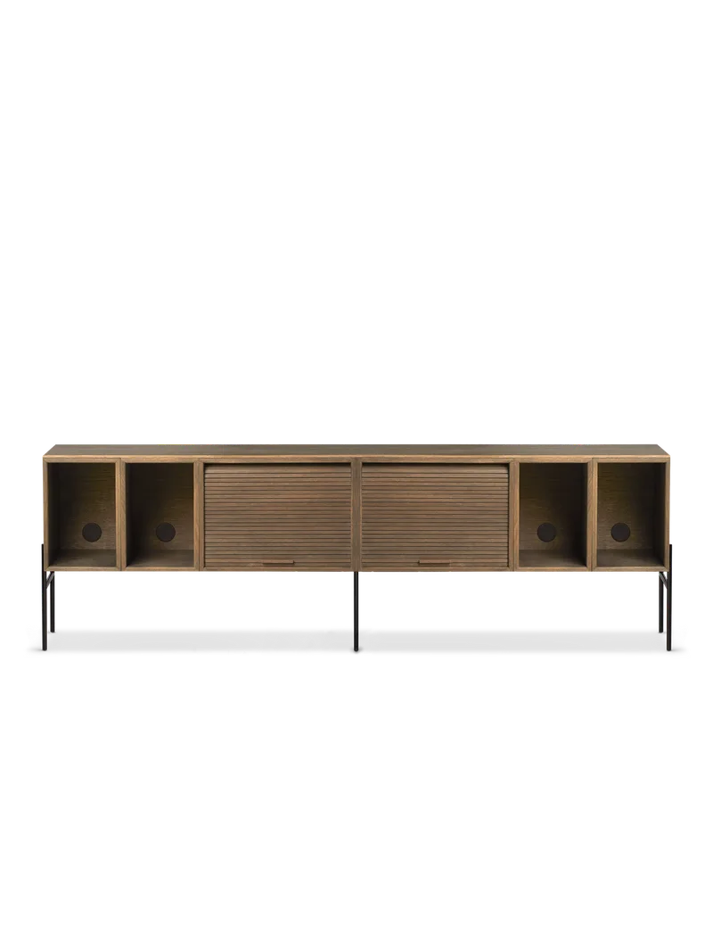 Hifive oppbevaringssystem by Northern in Høye ben, Smoked oak, 200 cm – product photo