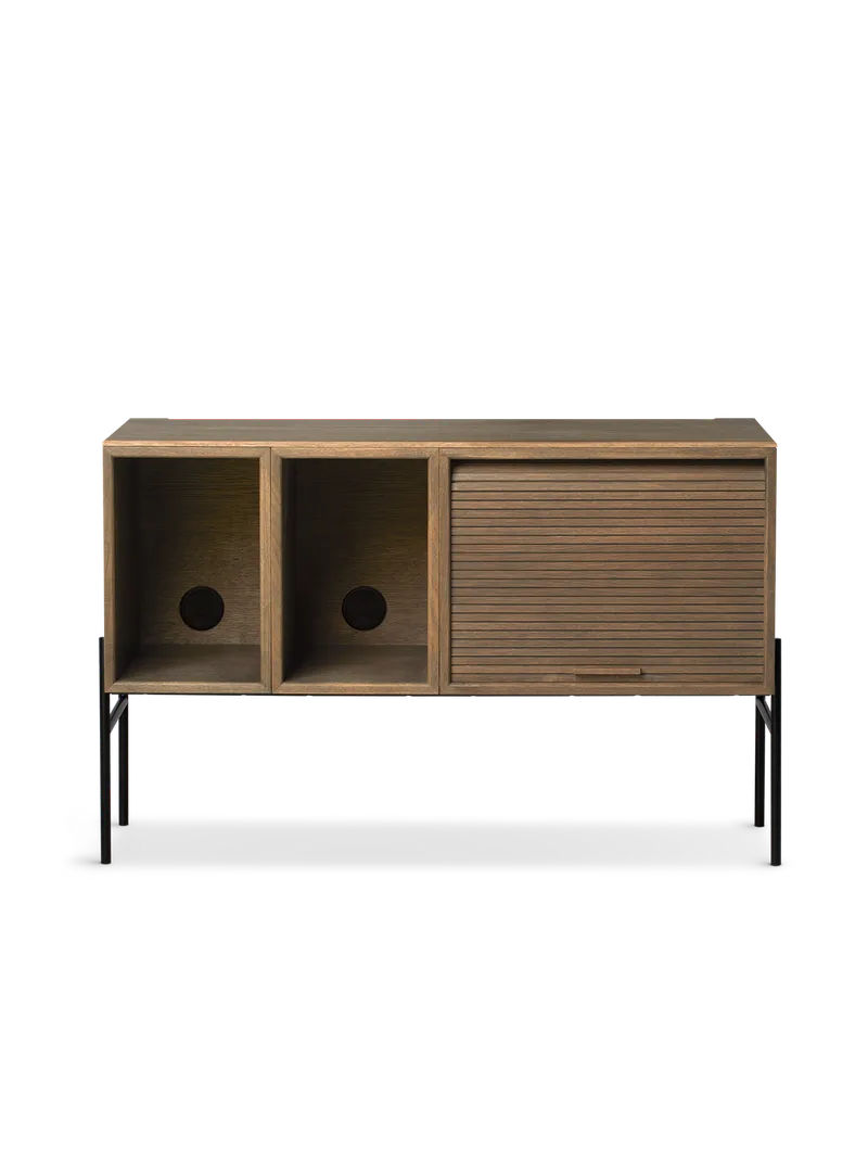 Hifive oppbevaringssystem by Northern in Høye ben, Smoked oak, 100 cm – product photo