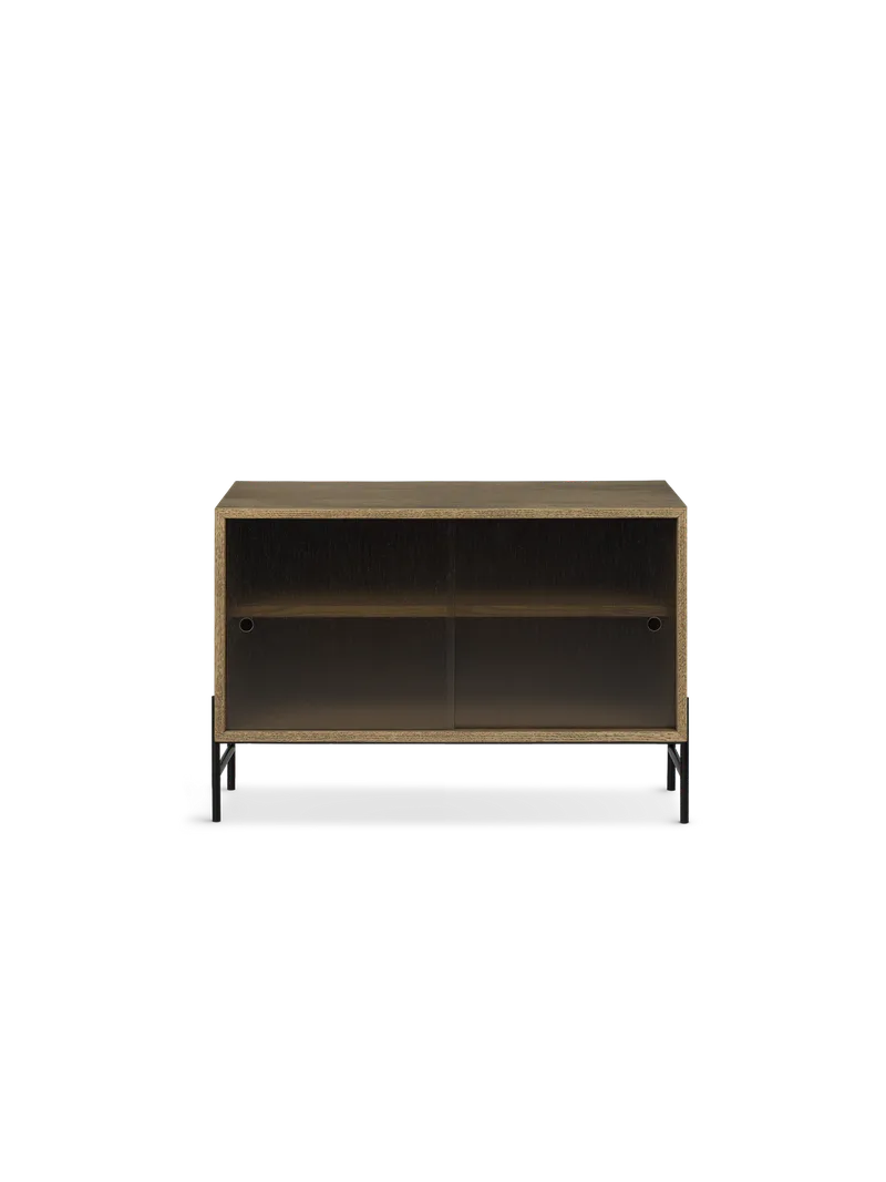 Hifive glass oppbevaringssystem van Northern in Smoked oak, Lave bein, 75 cm – productfoto