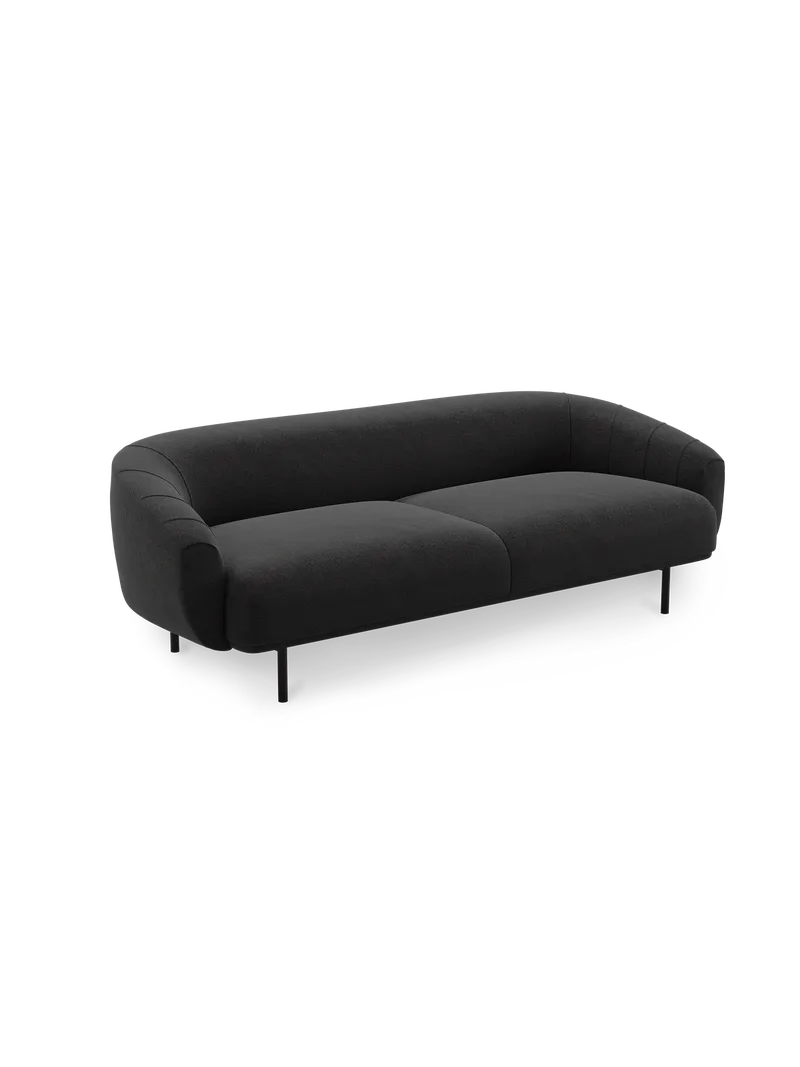 Plis 3-seters sofa de Northern en Mørk grå (Brusvik 08) – photo du produit