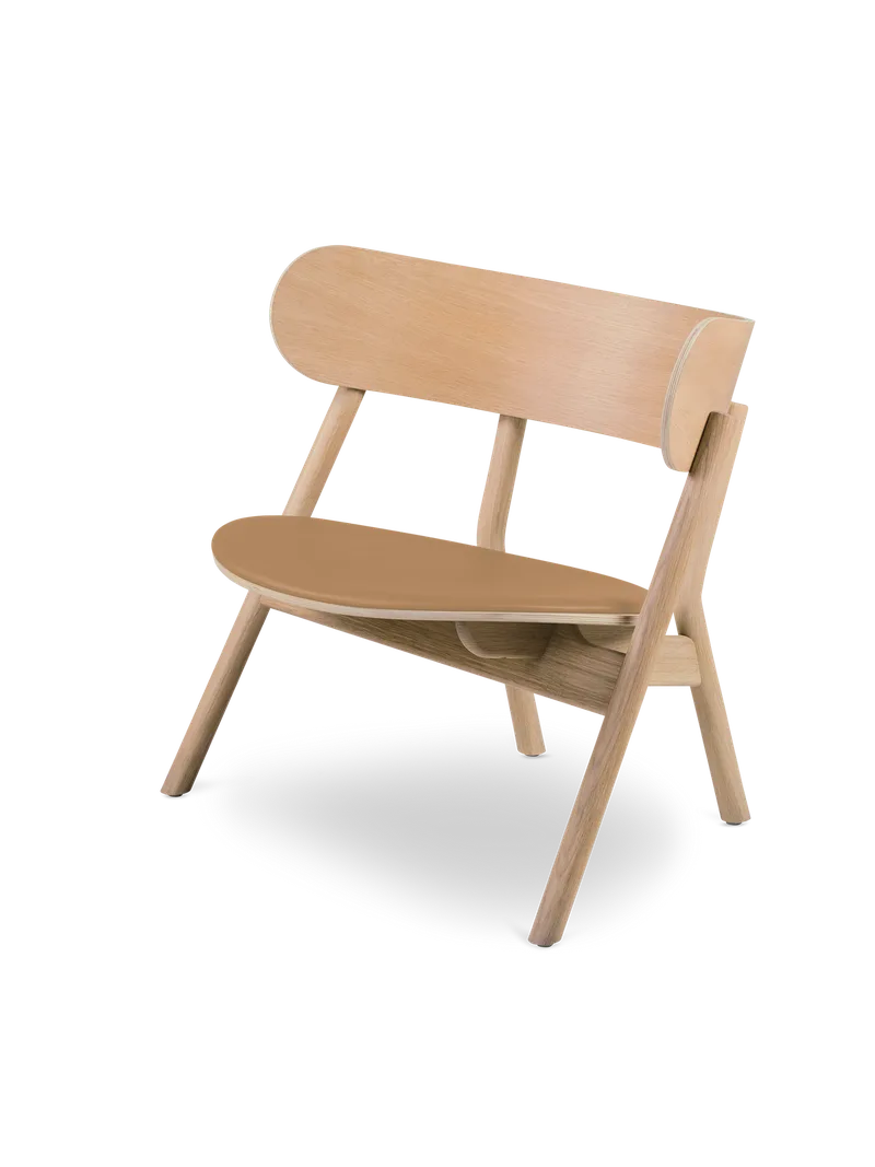 Oaki loungestol by Northern in Lettoljet eik (setepolstring) – product photo 2 of 2