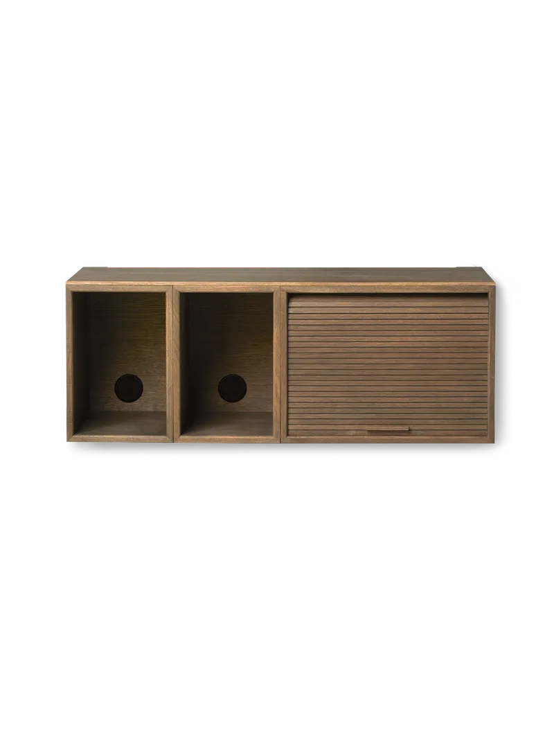 Hifive oppbevaringssystem by Northern in Veggmontert, Smoked oak, 100 cm – product photo
