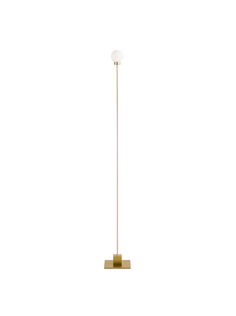 Snowball gulvlampe by Northern in Brass – product photo