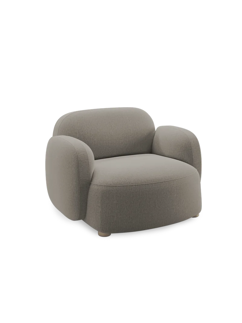 Gem loungestol m/armlener by Northern in Brown (Brusvik 66) – product photo
