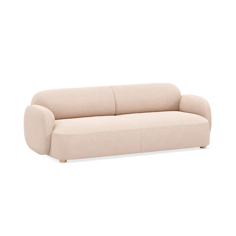 Gem sofa 3-seter by Northern in Flamur Rose – product photo