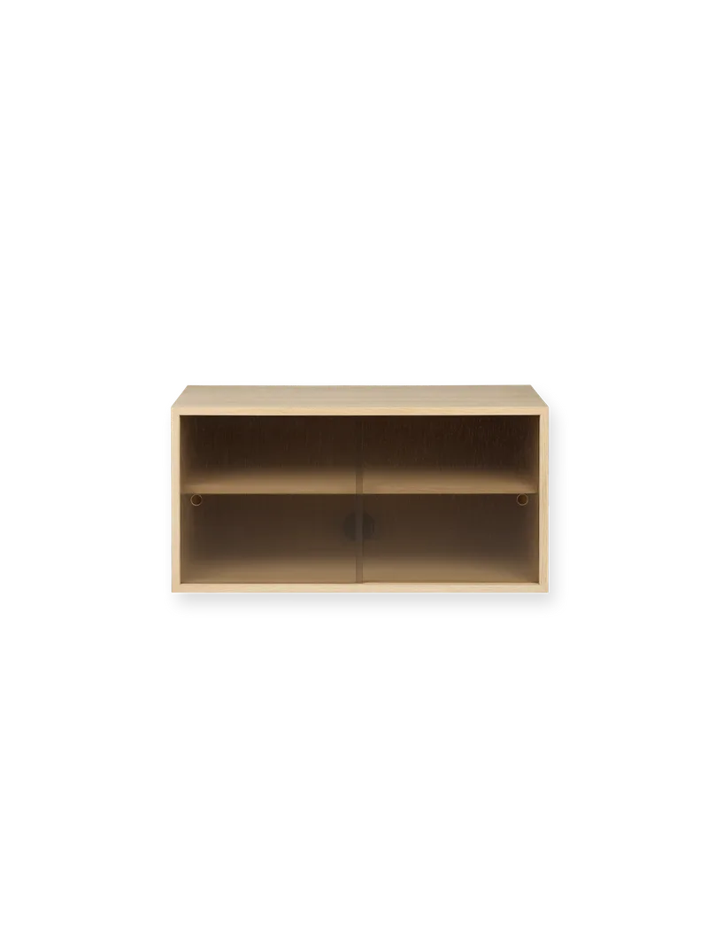 Hifive glass oppbevaringssystem von Northern in Light oiled oak, Veggmontert, 75 cm – Produktfoto