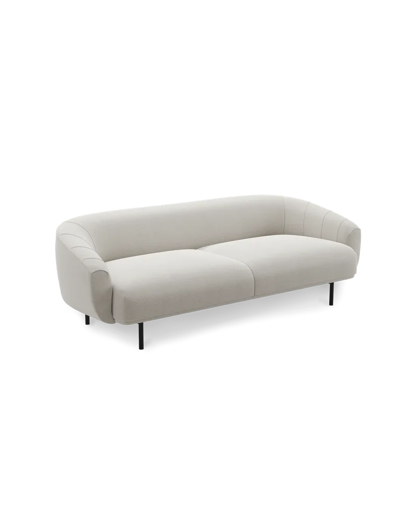 Plis 3-seters sofa by Northern in Lys beige (Mose 04) – product photo