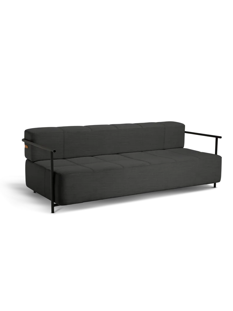 Daybe sovesofa van Northern in Med armlener, Dark grey (Brusvik 08) – productfoto