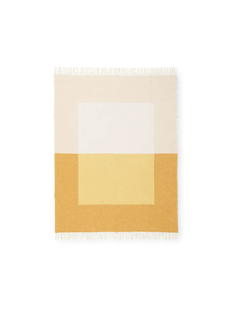 Echo pledd by Northern in Yellow – product photo
