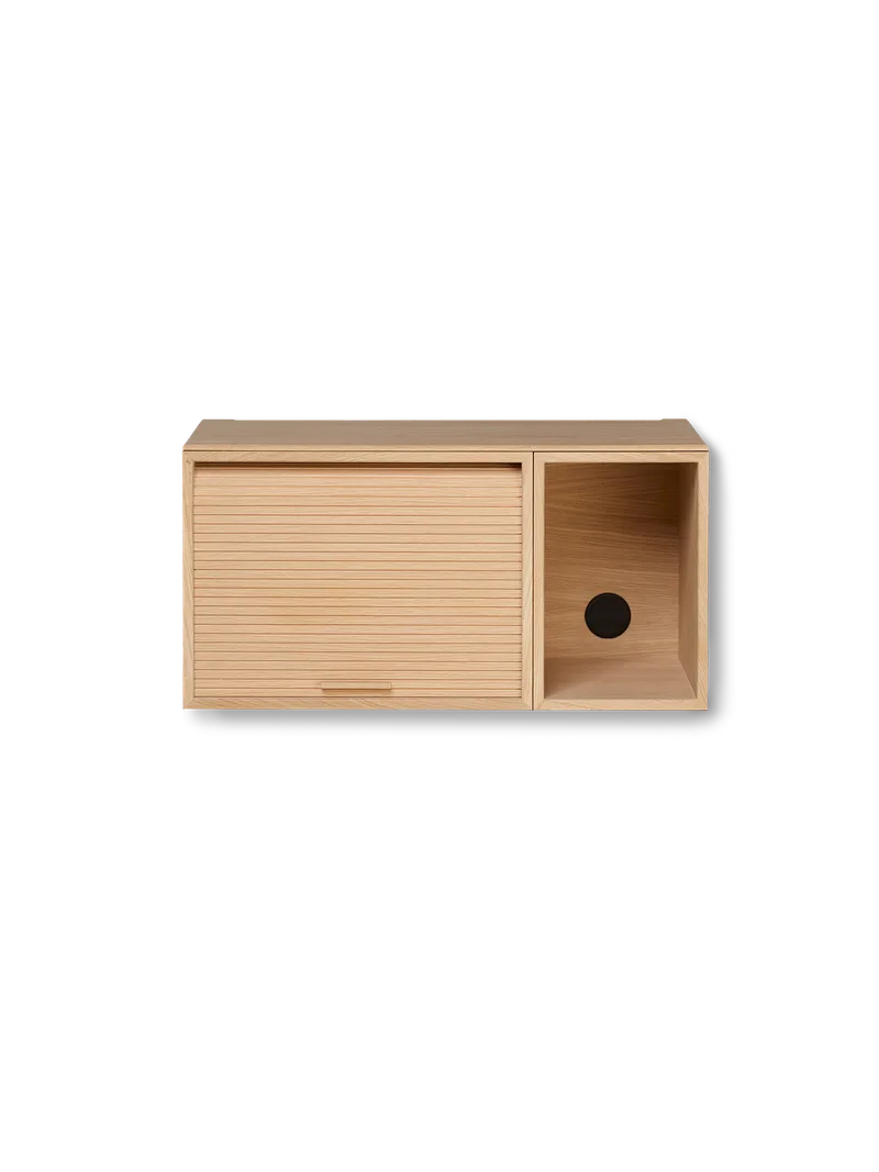 Hifive oppbevaringssystem by Northern in Veggmontert, Light oiled oak, 75 cm – product photo
