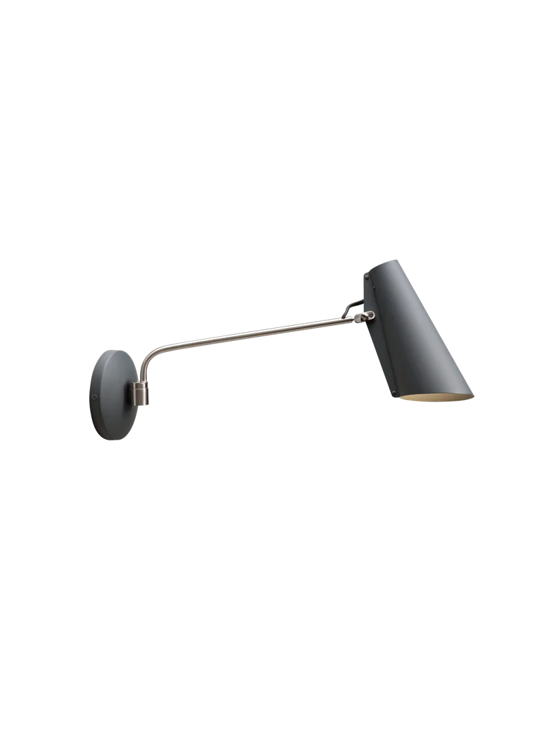 Birdy swing vegglampe van Northern in Grå/Stål – productfoto