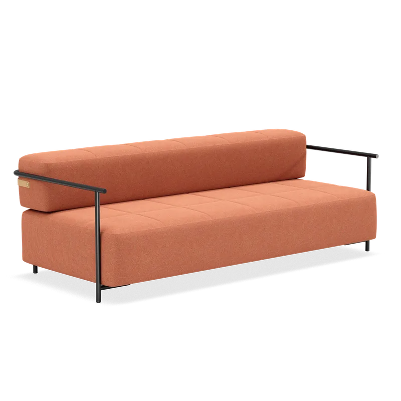 Daybe sovesofa van Northern in Med armlener, Peach (Autumn 551) – productfoto