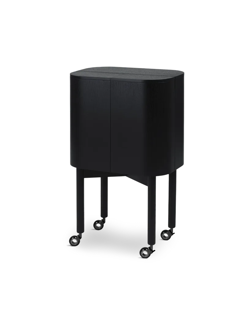Loud barskap by Northern in Sortbeiset eik – product photo