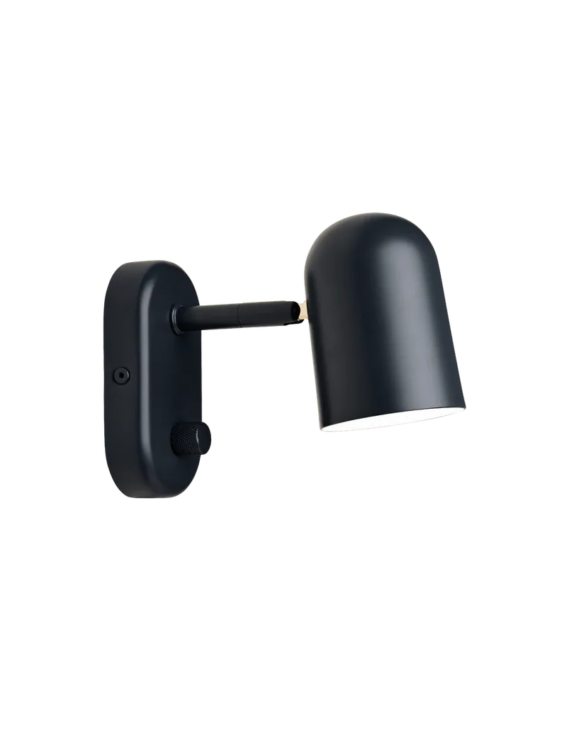 Buddy vegglampe by Northern in Svart – product photo