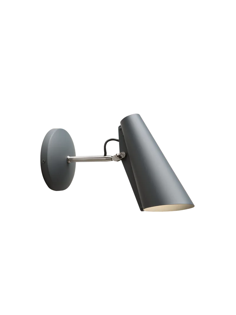 Birdy vegglampe van Northern in Grå/Stål – productfoto