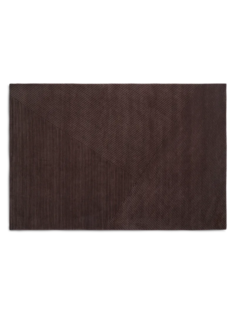 Row teppe by Northern in Mørkebrun, 200 × 300 cm – product photo