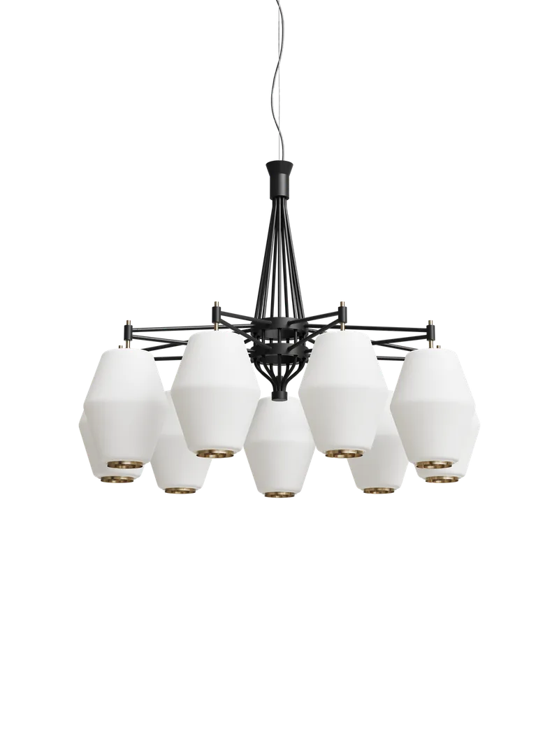 Dahl lysekrone by Northern in Stor, Black – product photo