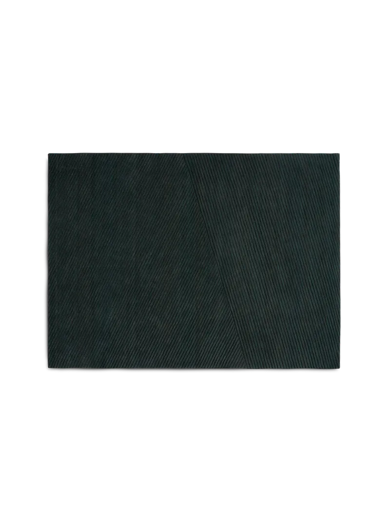 Row teppe de Northern en Mørkegrønn, 170 × 240 cm – photo du produit