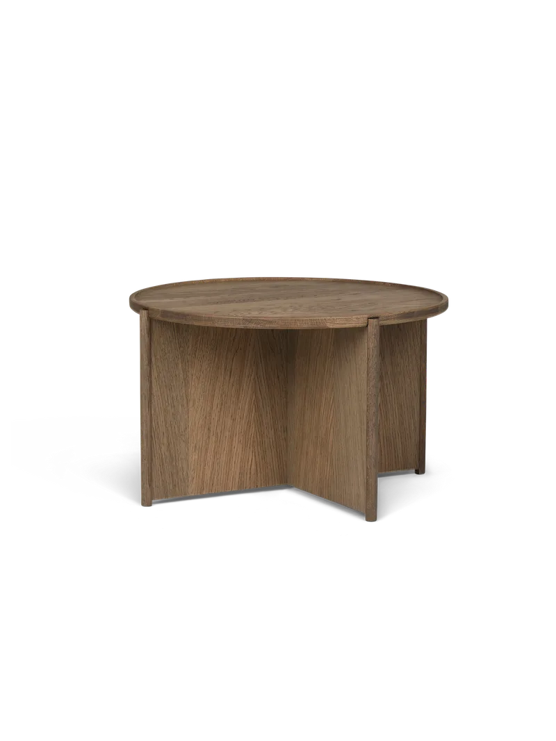 Cling sofabord by Northern in Smoked oak, D70/H43 – product photo