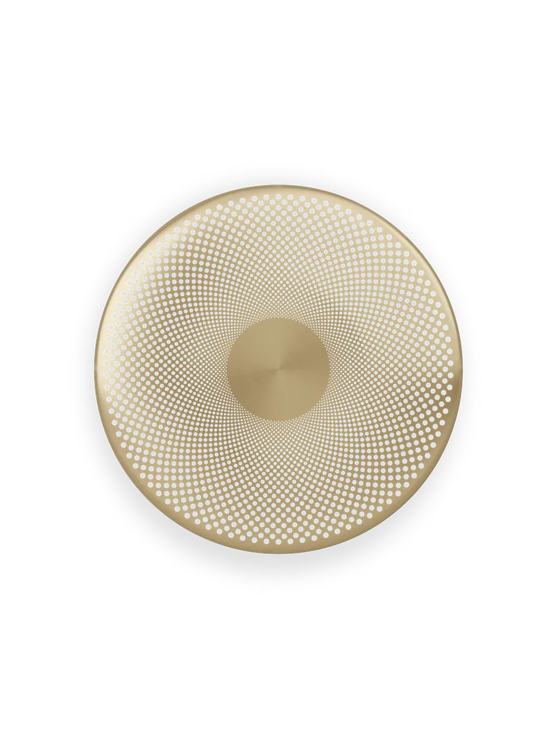Glint vegglampe von Northern in Messing, D36 cm – Produktfoto