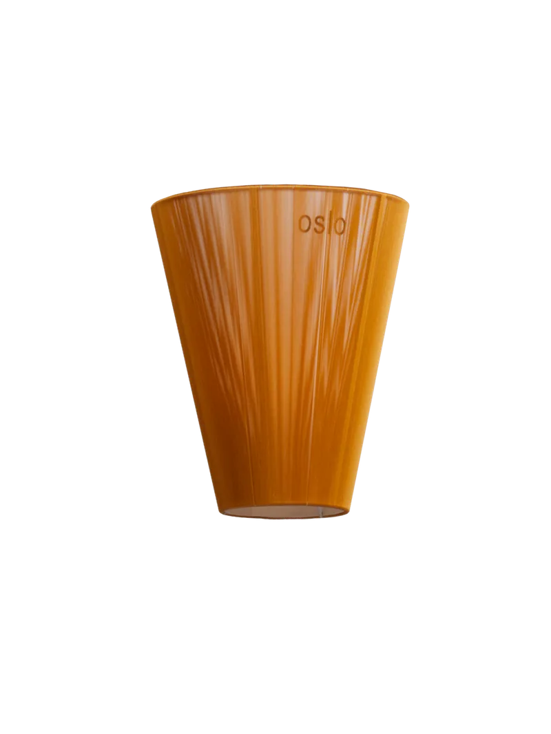 Oslo Wood lampeskjerm von Northern in Caramel – Produktfoto