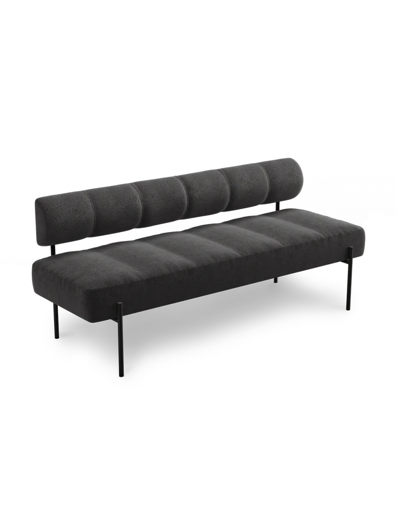 Daybe spisesofa von Northern in Dark grey (Brusvik 08) – Produktfoto