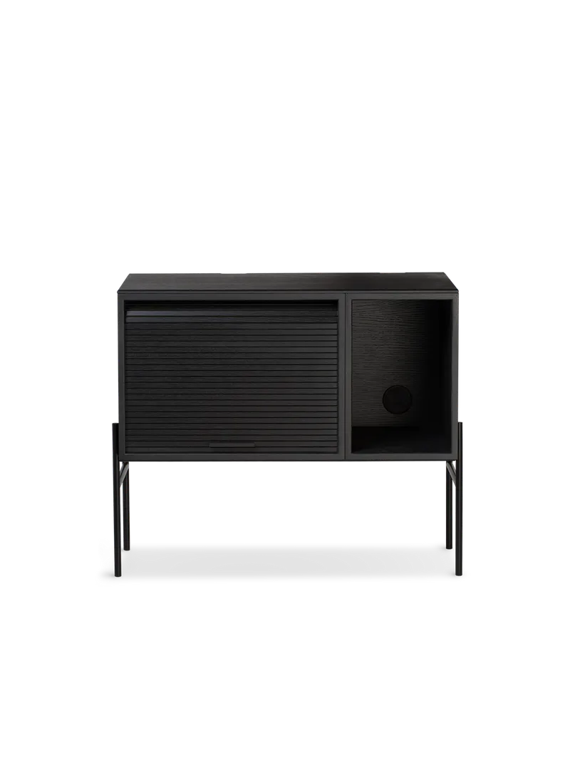 Hifive oppbevaringssystem by Northern in Høye ben, Black painted oak, 75 cm – product photo