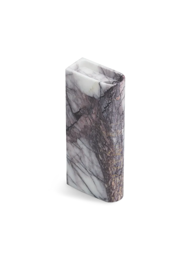 Monolith lysestake by Northern in Høy, Blandet hvit marmor – product photo