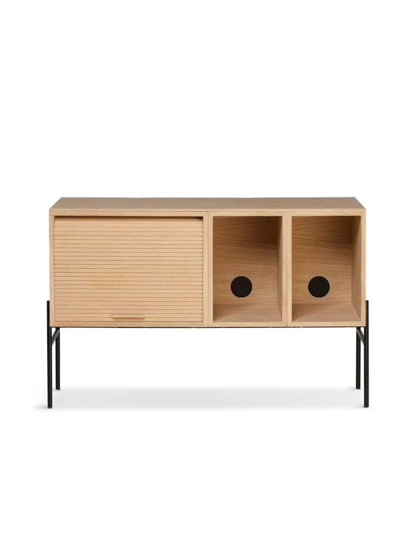 Hifive oppbevaringssystem van Northern in Høye ben, Light oiled oak, 100 cm – productfoto