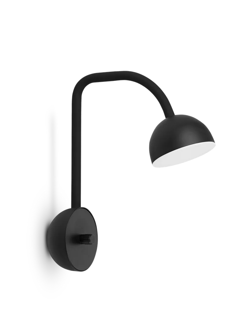 Blush vegglampe by Northern in Black – product photo 2 of 2