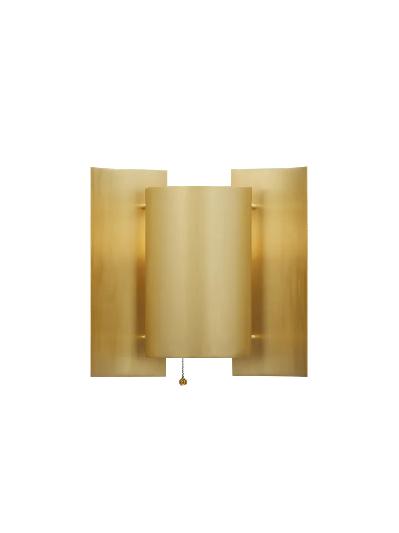 Butterfly vegglampe by Northern in Brass – product photo