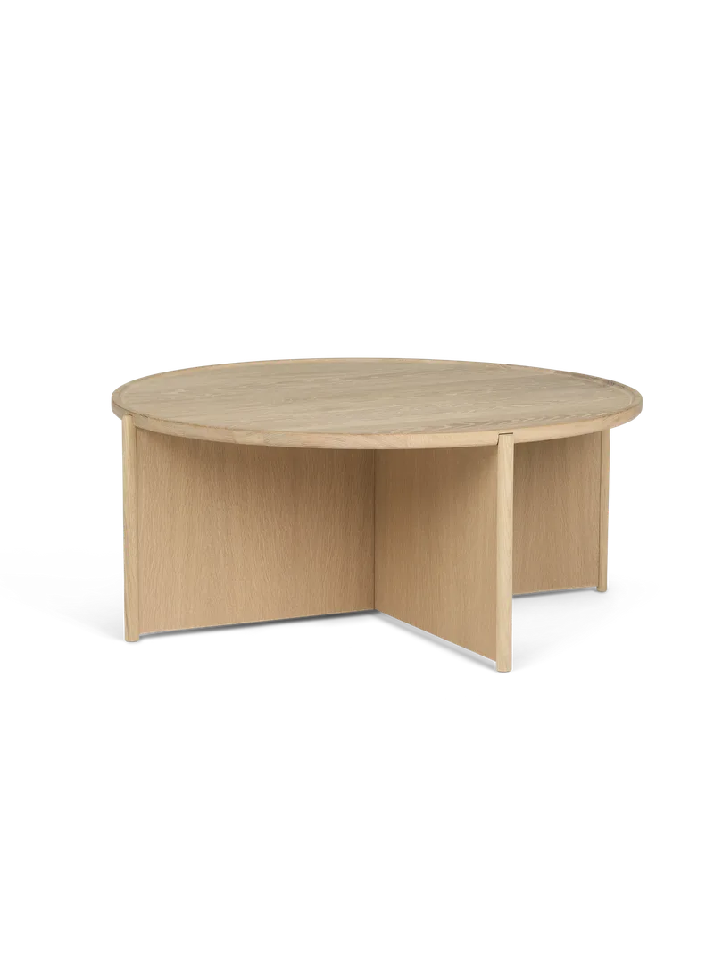 Cling sofabord by Northern in Light oiled oak, D90/H38 – product photo